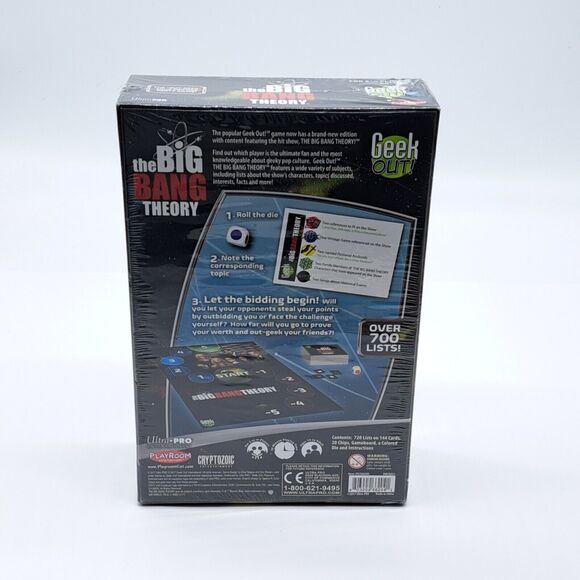 The Big Bang Theory GEEK-OUT! Board Game Party Entertainment FACTORY SEALED - Picture 5 of 11